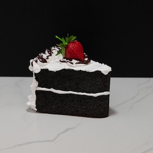 Fake Slice of Vanilla Frosted Cake