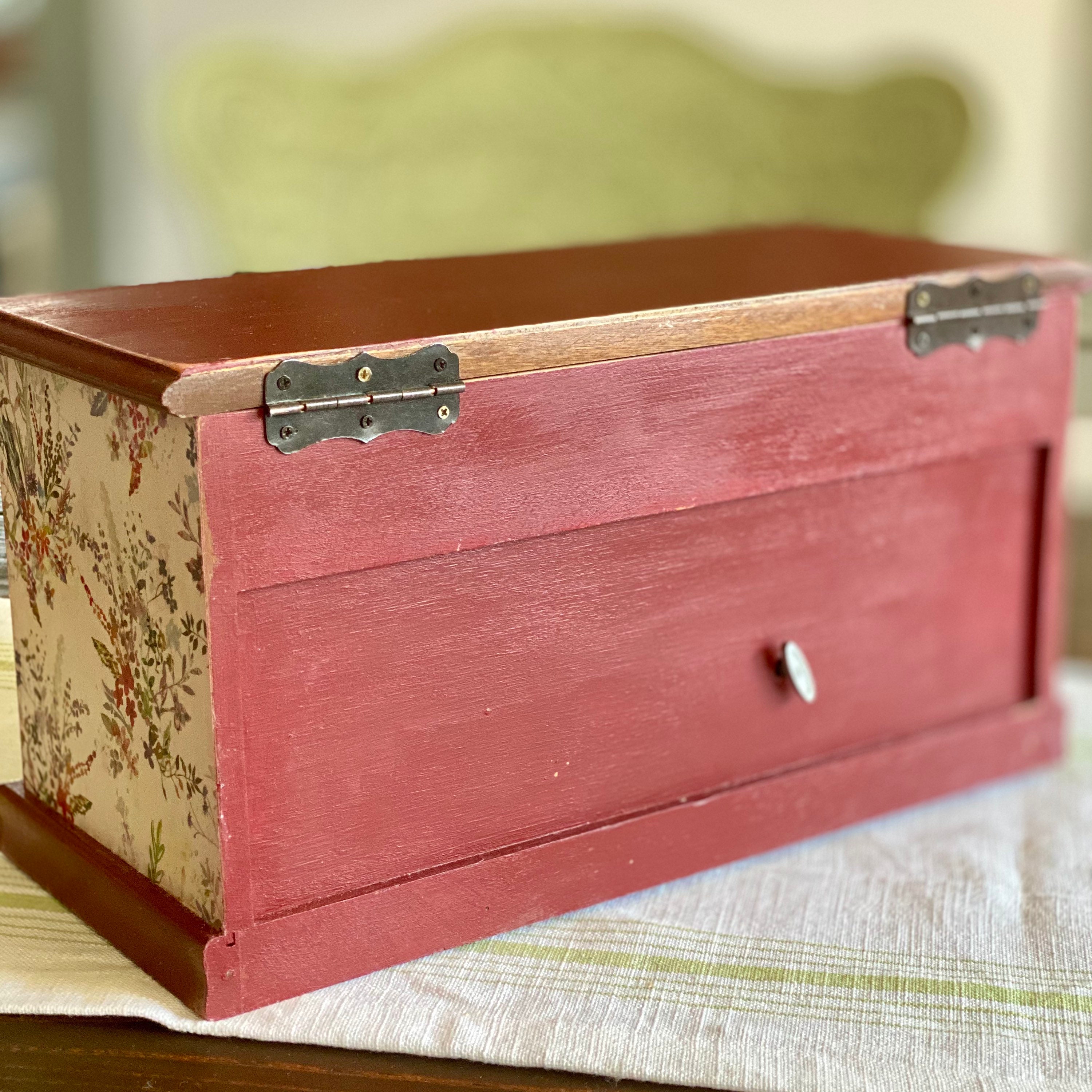Jewelry Box/Shabby Chic/Vintage/Wood Jewelry Etsy