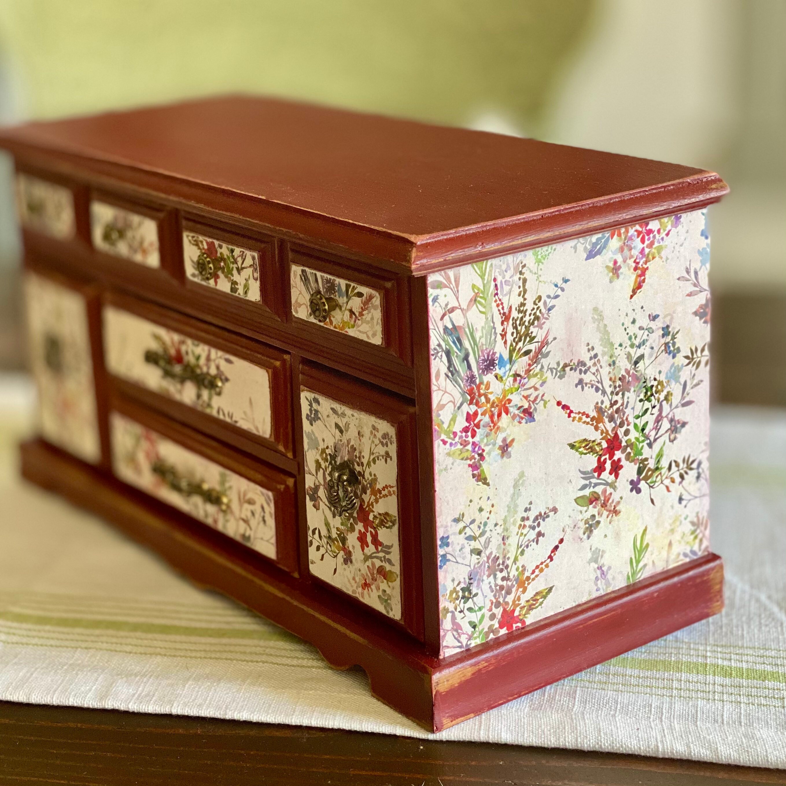 Jewelry Box/Shabby Chic/Vintage/Wood Jewelry Etsy