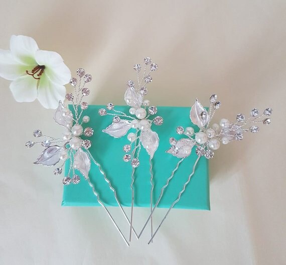 Rose Gold Bridal Hair Pinsgold Hair Pinswedding Hair Etsy