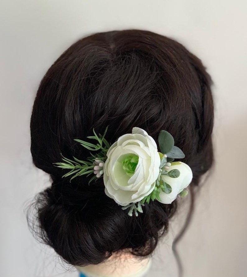 bridesmaid floral hair accessories