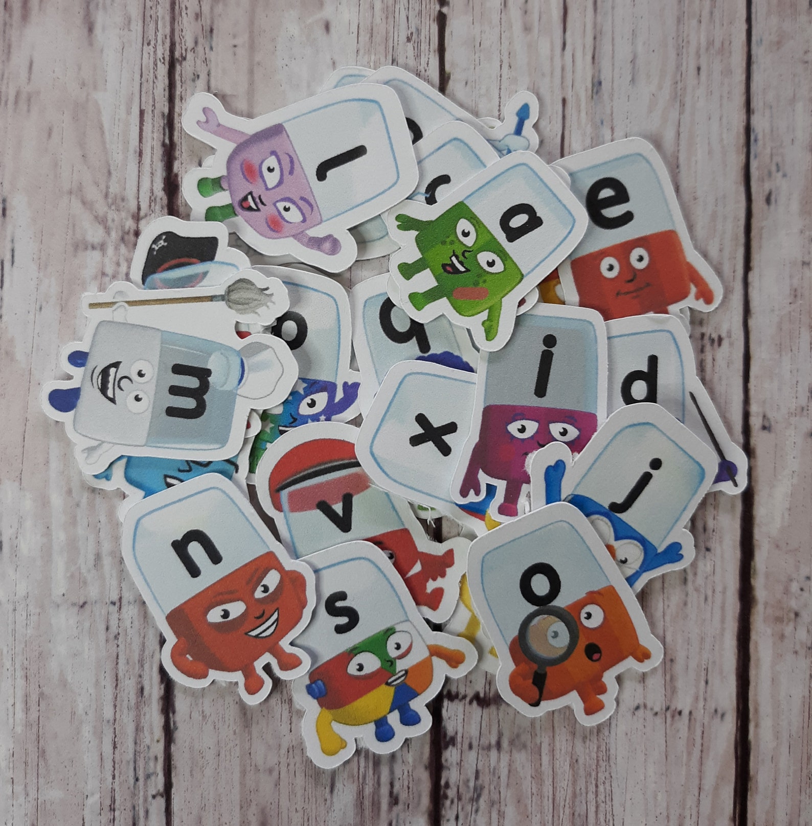 Alphablocks Math Paper Alphablocks A-Z Papercraft - Etsy