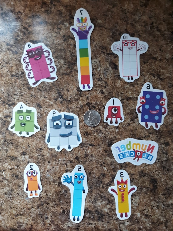 Temporary Tattoo Numberblocks 1-10 - Etsy