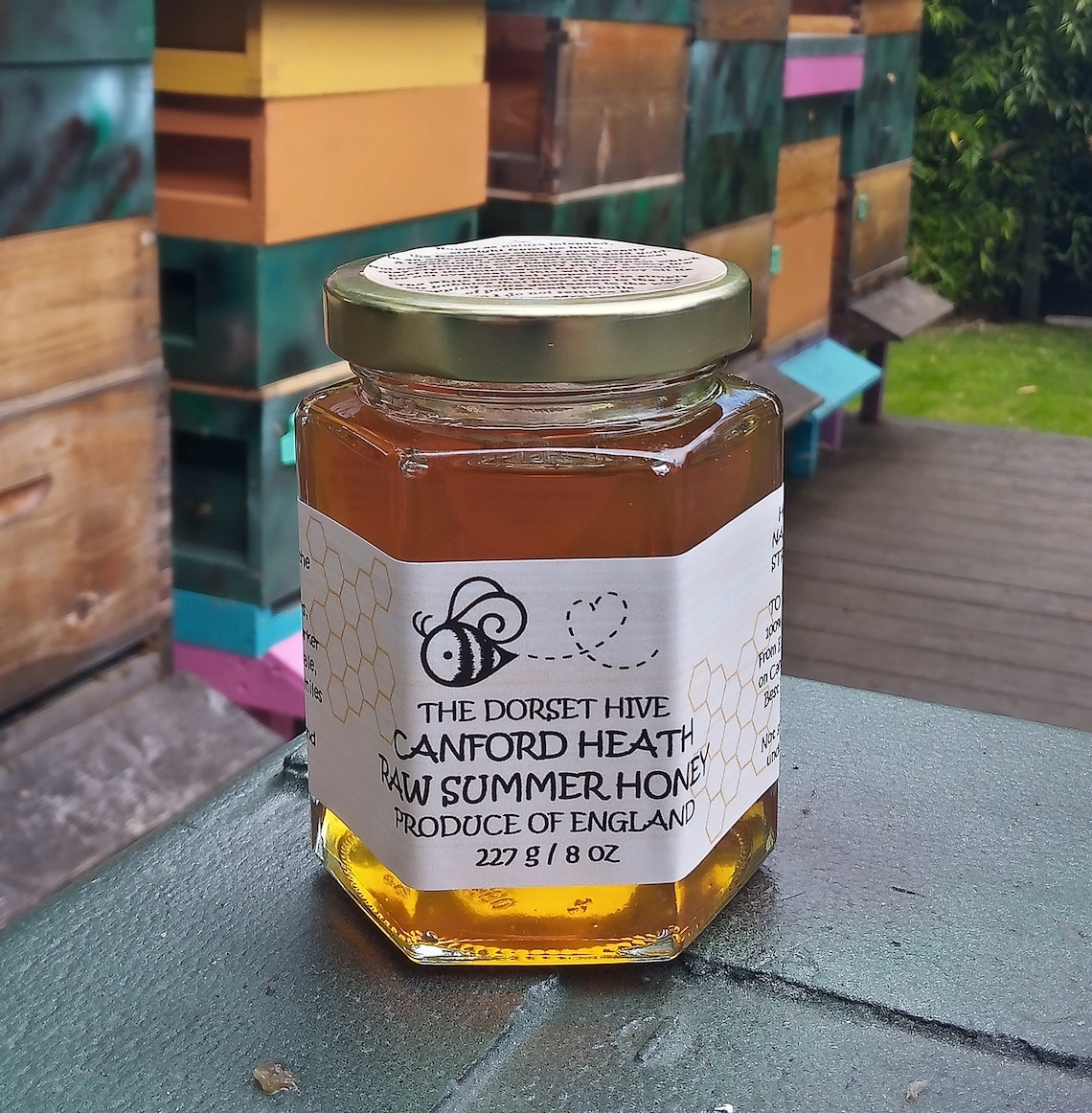 Raw Summer Honey 227g Jar Made in Dorset UK Summer Harvest Etsy