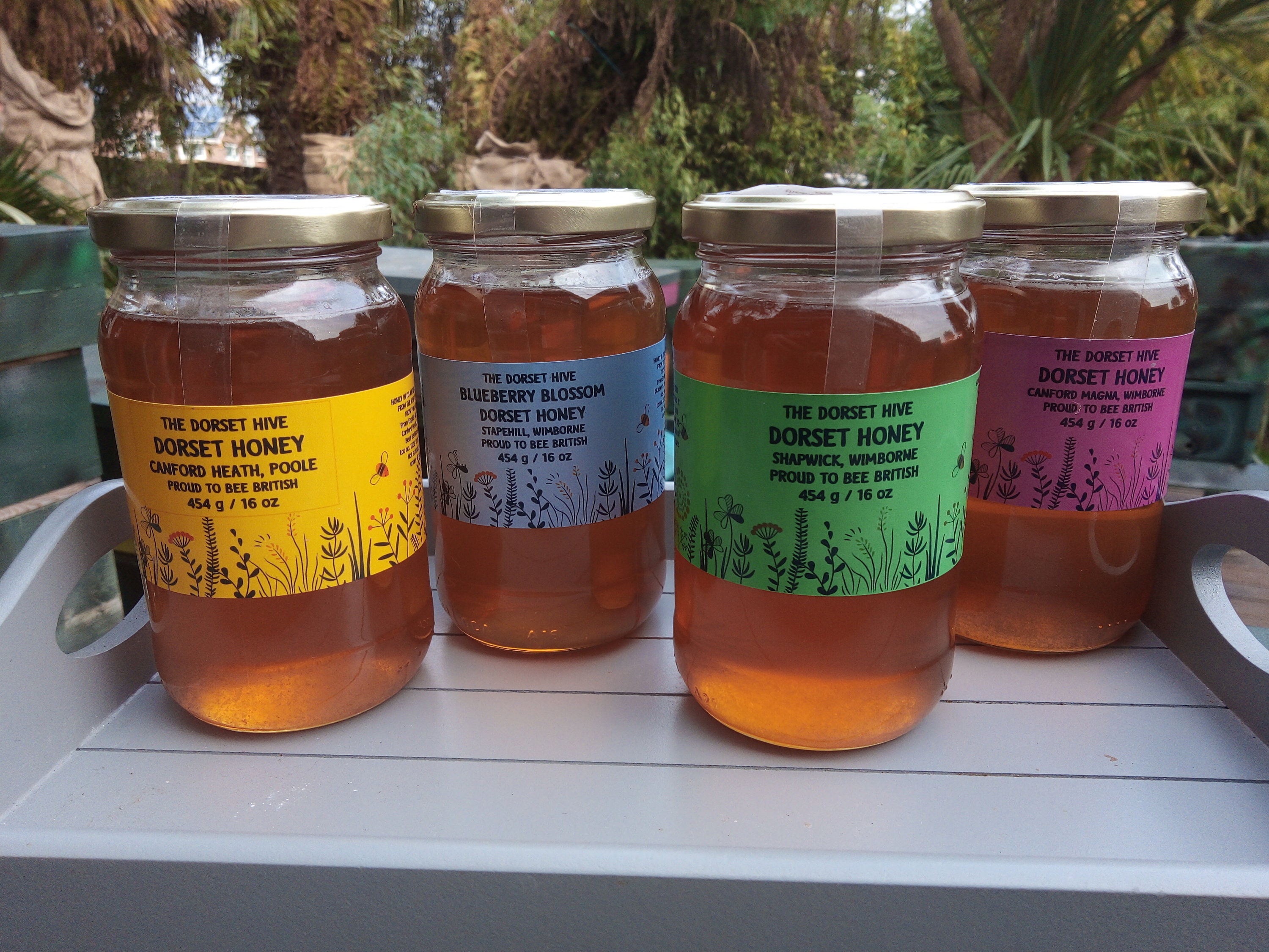 100% Pure Dorset Summer Raw Honey - British Harvest - 5 Size