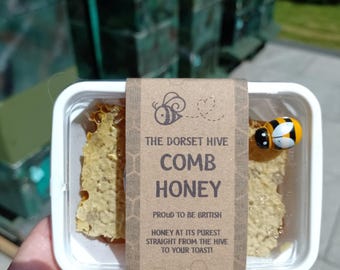 Dorset Hand Cut Comb Honey - Made in Dorset UK - Harvest Summer 2025