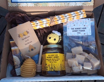 Adopt A Honey Bee or Queen Bee - Bee Lovers Gift Box with Adoption Certificate