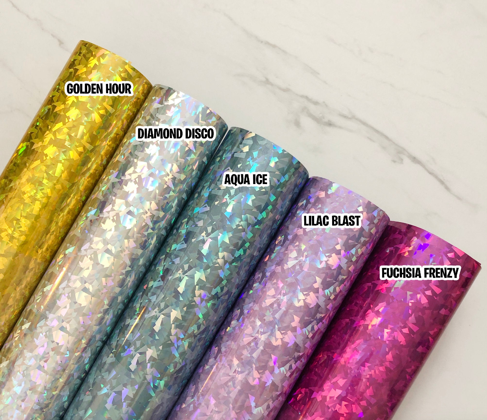 Cricut Holographic Sparkle Vinyl Gold Permanent Adhesive Vinyl for Cricut,  Silhouette Cameo, Craft Cutters, Die Cutters 