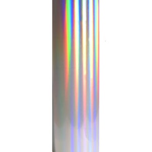 Rainbow Chrome Oil Slick Adhesive Vinyl Sheets or roll, Holographic Silver Chrome Metallic Vinyl, Permanent Outdoor Decal Vinyl image 2