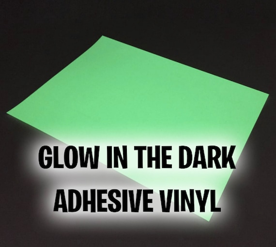 12x12 Glow In The Dark Adhesive Craft Vinyl Permanent