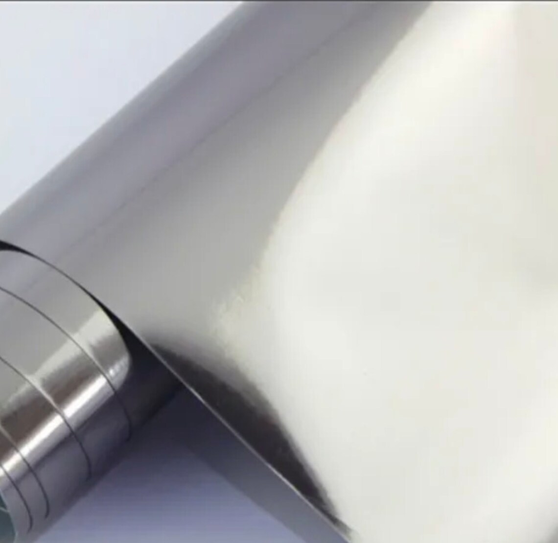 Glossy Silver Chrome Mirror Vinyl Roll or Sheets Permanent Etsy