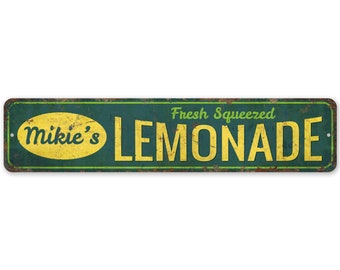 Fresh Squeezed Lemonade Vinyl Banner Sign – Custom Sizes, Drinks Advertising, Bright & Bold