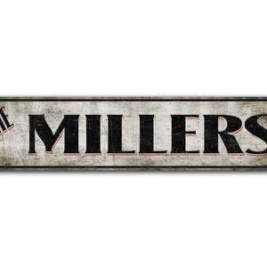 Custom Family Sign - Custom Name Sign - Vintage Style Sign - Family Name Sign - Premium Quality Rustic Metal Sign
