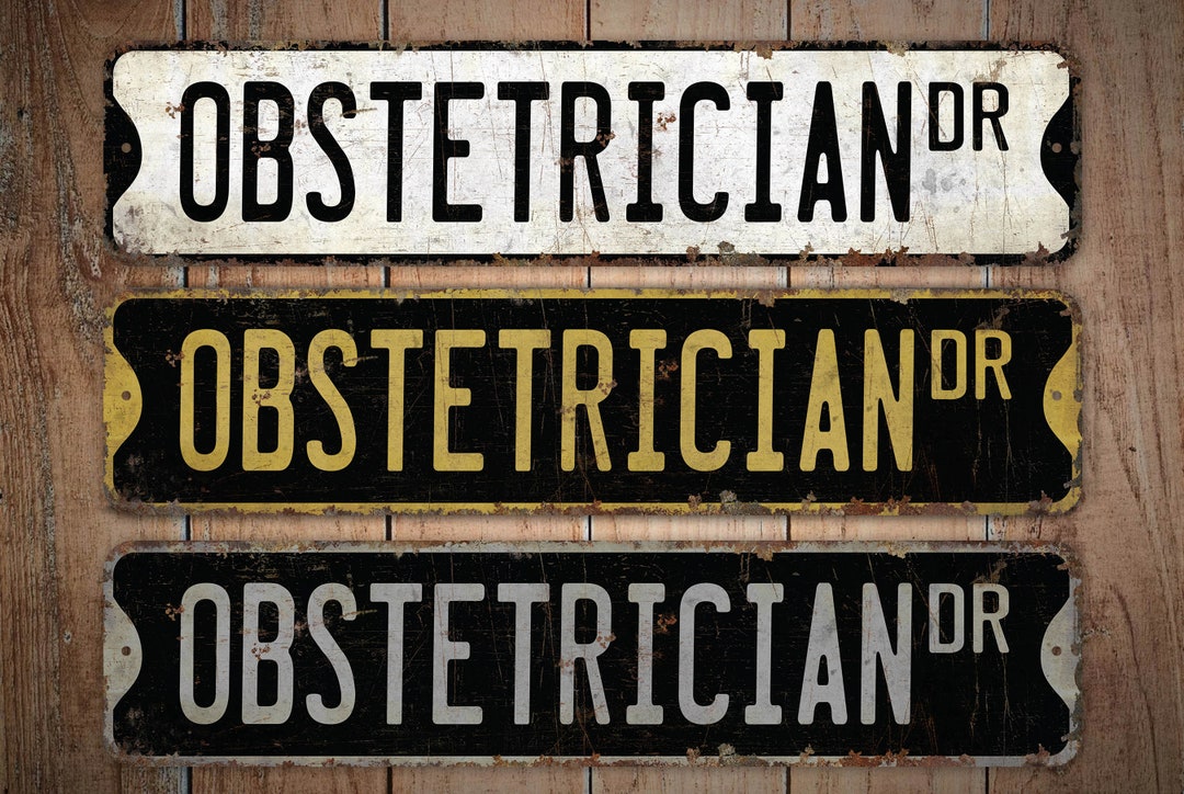 Obstetrician - Obstetrician Sign - Obstetrician Decor - Vintage Style ...