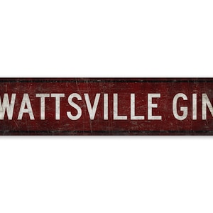 Custom Gin Sign - Gin Sign - GIN House Sign - GIN House Decor - GIN Drinking Sign - Premium Quality Rustic Metal Sign