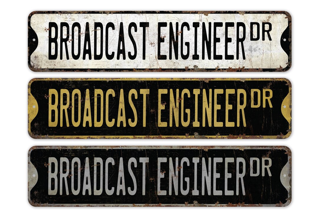 Broadcast Engineer - Broadcast Engineer Sign - Broadcast Engineer Decor ...