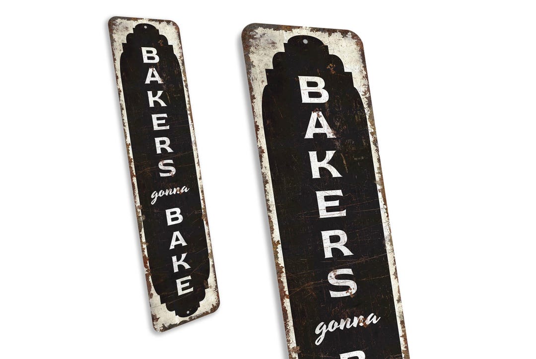 Baker Sign Bakers Gonna Bake - Bakery Decor - Bakery Sign - Bakery Wall Decor ...