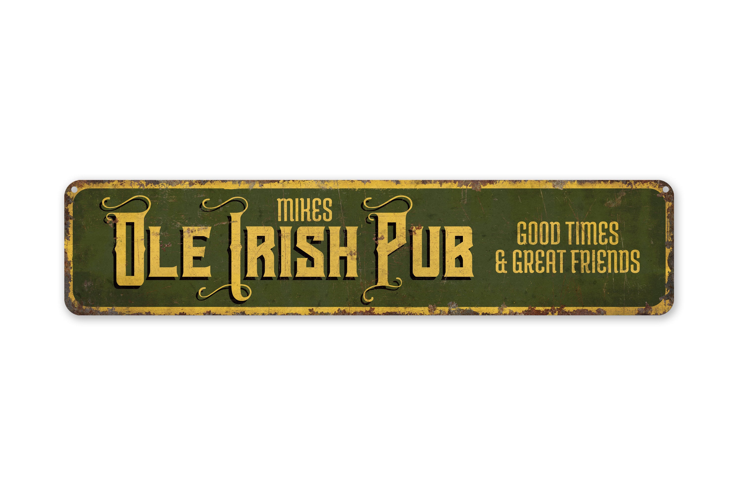 OLE Irish Pub Sign - OLE Irish Pub - Custom Pub Sign - Vintage Style ...