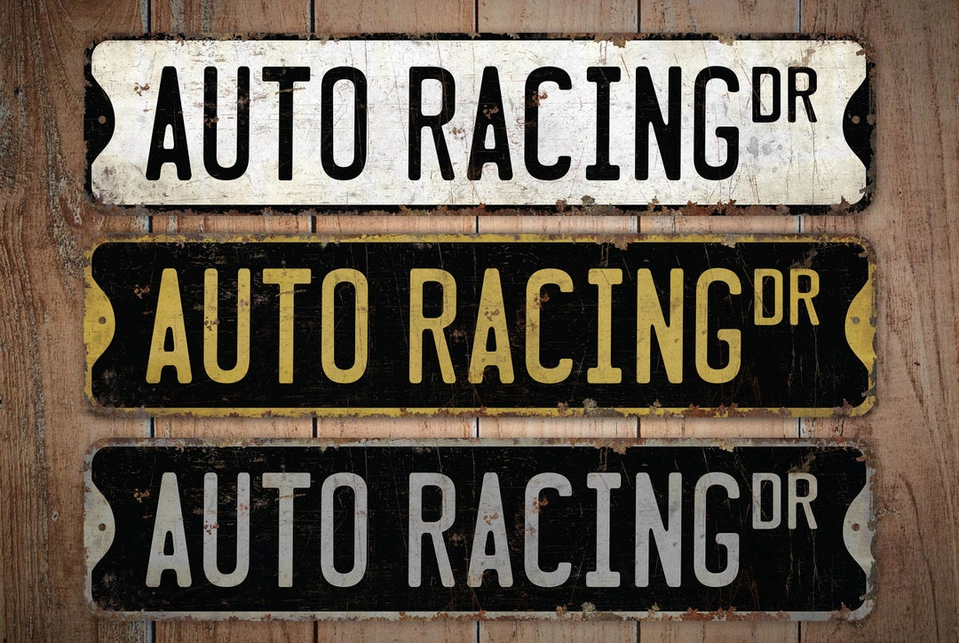 Racing Machine Sign Auto Racing - Auto Racing Sign - Racing Sign - Auto Racing Game ...