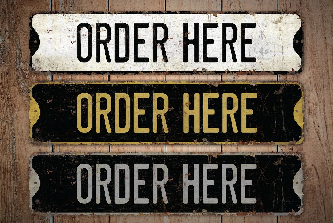 Order Here Order Here Sign Order Here Decor Custom Order Here Business Order Here Order Here Sign Order Here Decor Custom Order Here Business