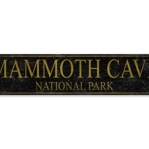 Custom Park Sign - National Park Sign - Vintage Style Sign - National Park Decor - Premium Quality Rustic Metal Sign