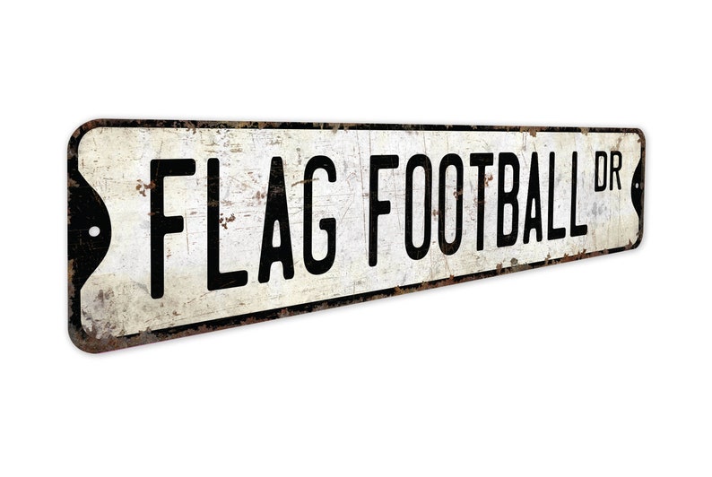 Flag Football Flag Football Sign Flag Football Game Flag - Etsy