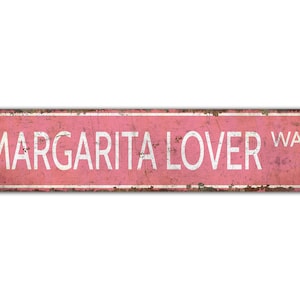 Margarita Way Sign - Margarita Way Decor - Margarita Lover Way  - Beach House Decor - Vintage Style Sign - Premium Quality Rustic Metal Sign