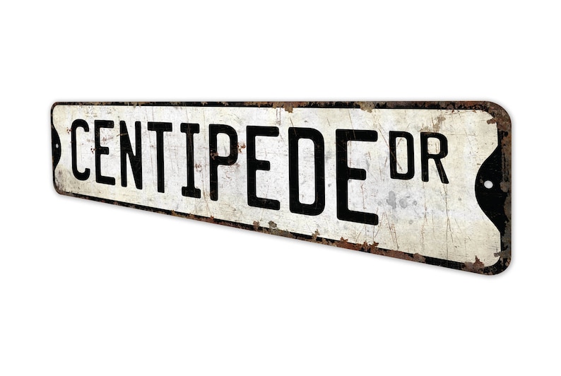 Centipede - Centipede Sign - Centipede Decor - Vintage Style Sign ...