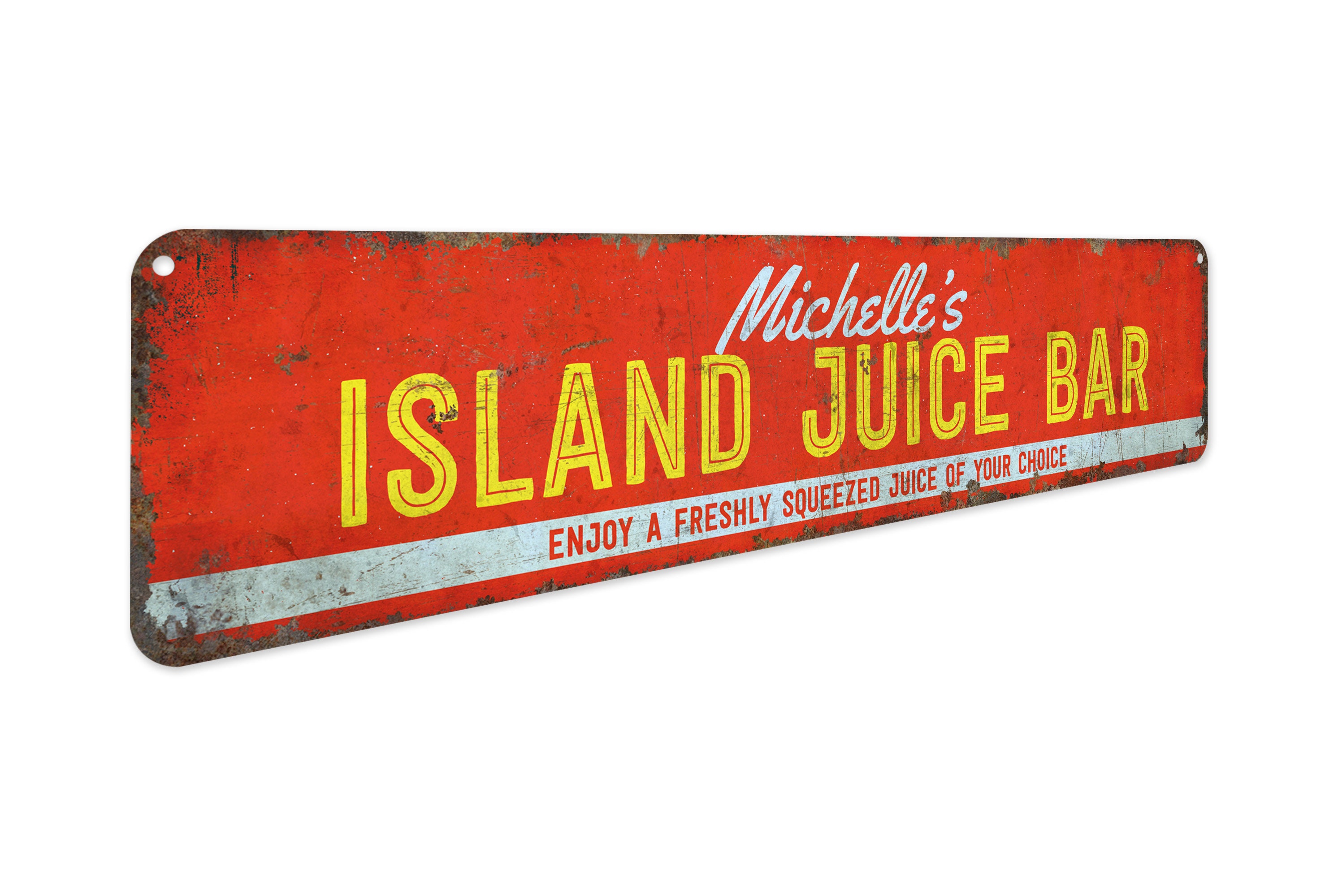Juice Bar Sign - Vintage Style Sign - Island Juice Bar - Custom Juice ...