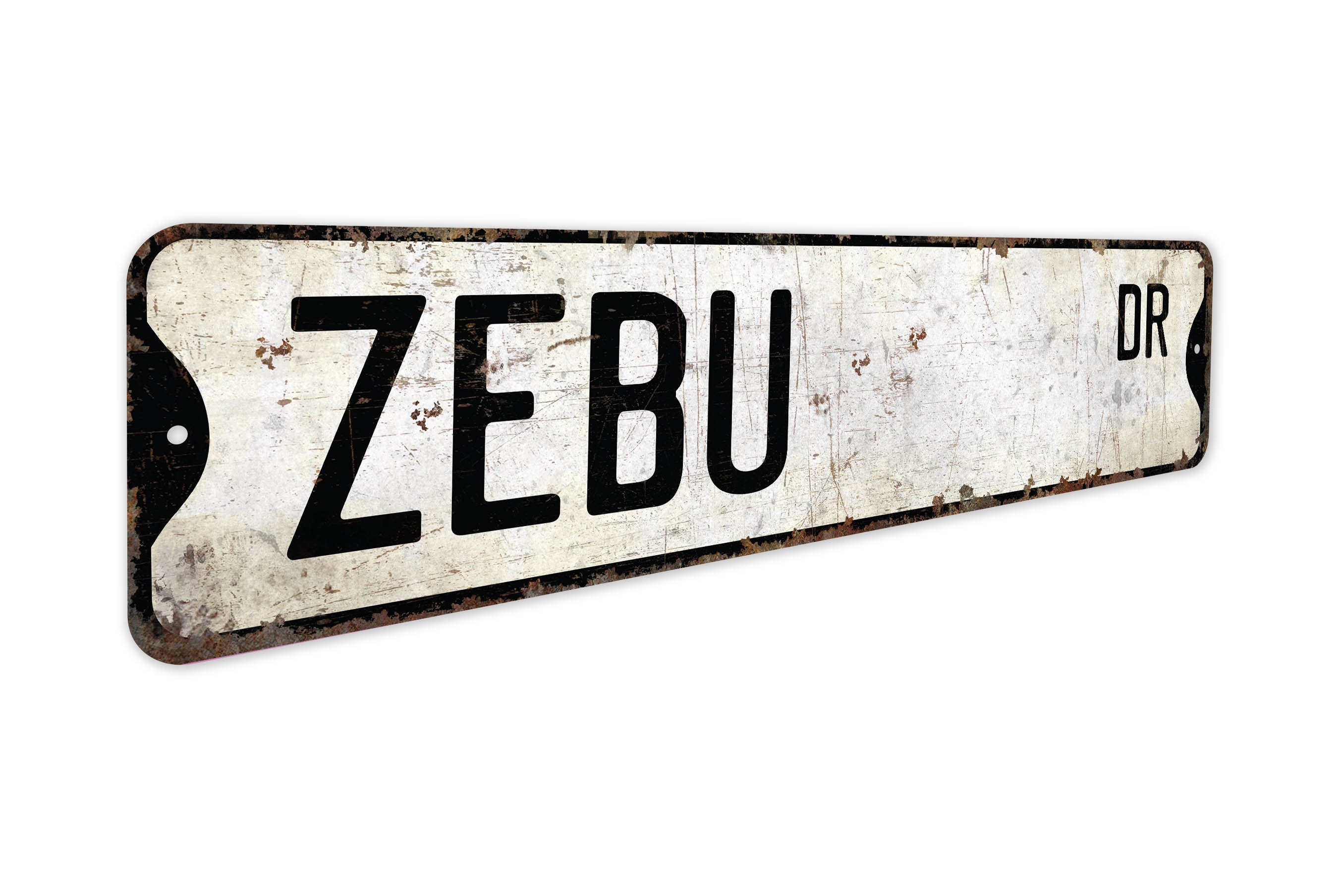 Zebu - Zebu Gift - Zebu Sign - Zebu Lover - Zebu Decor - Custom Street ...