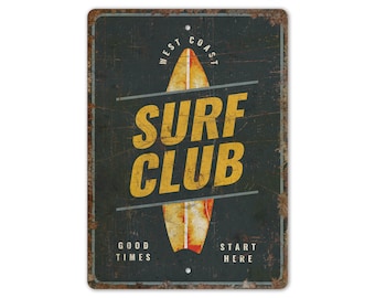 SURFナンバープレートアートサイン、サーファーデコレーション - Etsy 日本
