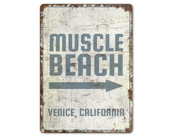 The Beach is Calling - Beach is Calling Sign - Beach is Calling Decor - Beach Decor - Vintage Style Sign - Premium Quality Rustic Metal Sign