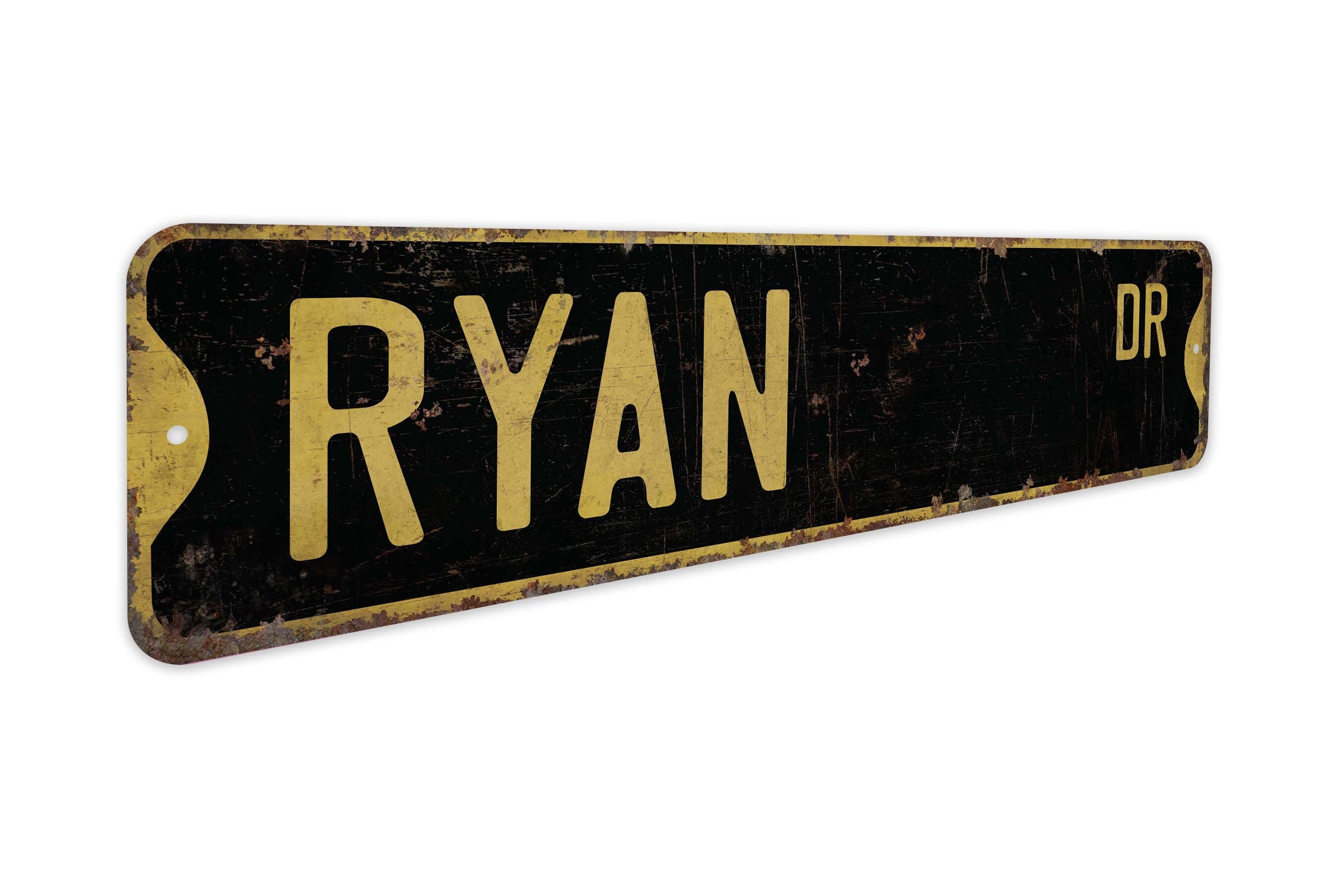 Ryan Rd Sign Ryan Name Sign - Kids Room Door Sign - Boys Room Sign - Family Name ...