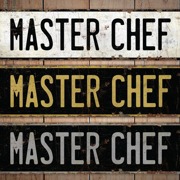 Master Chef Sign - Etsy