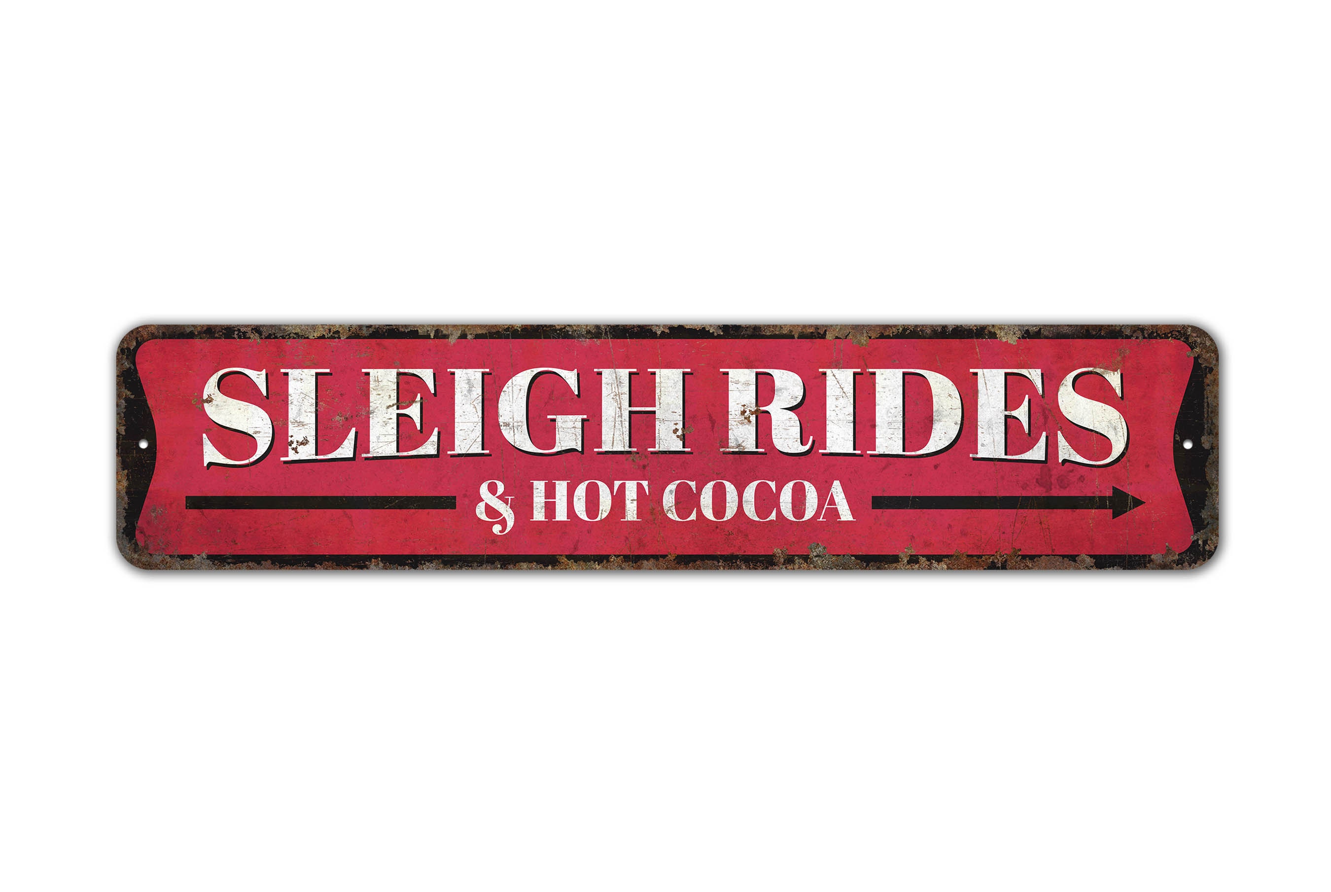 Sleigh Races Sign Sleigh Rides Sign - Sleigh Rides Decor - Sleigh Rides - Christmas Decor ...