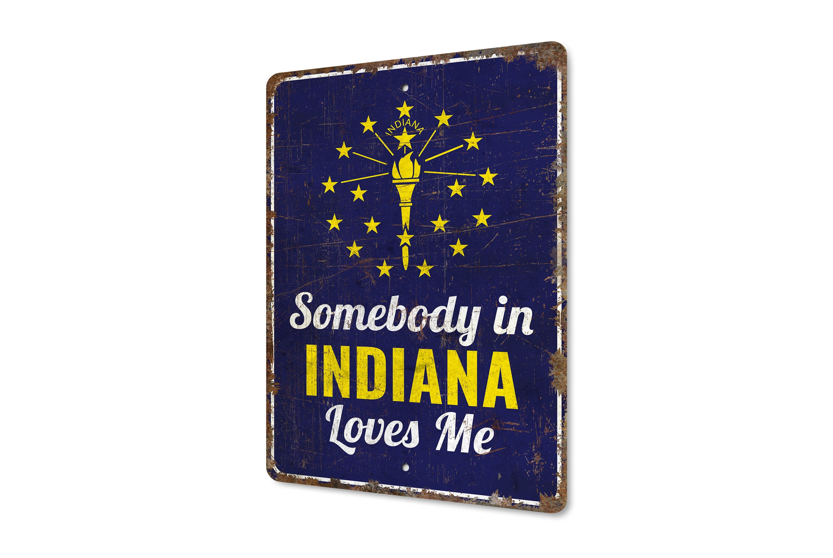Indiana Sign - Indiana State Sign - Indiana State Decor - Indiana State ...