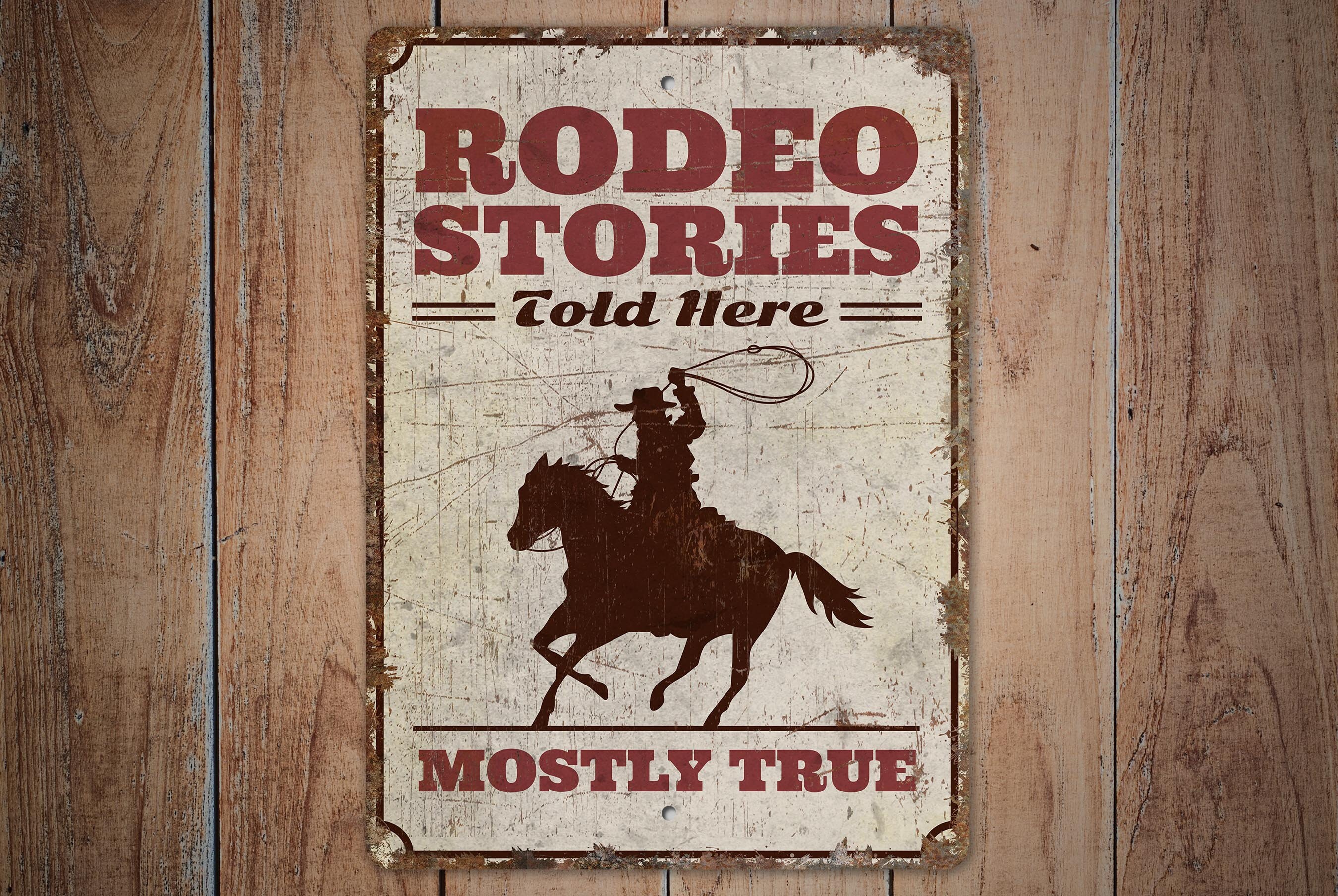 Rodeo Stories Sign - Western Decor Sign - Ranch Decor - Ranch Sign ...