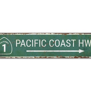 Pacific Coast Highway Sign - Etsy
