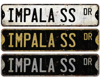 Chevy Impala Parking Sign, Chevy Impala, Impala Sign, Impala Gift