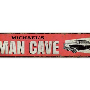 Garage Sign - Garage Decor - Man Cave Sign - Man Cave Decor - Vintage Style Sign - Premium Quality Rustic Metal Sign