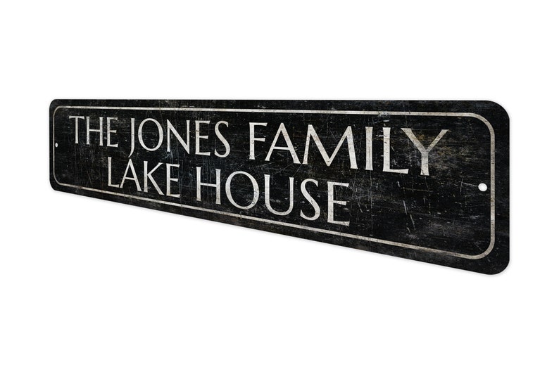 Custom Lake House Sign vintage Style Sign Custom Name Sign Lake House