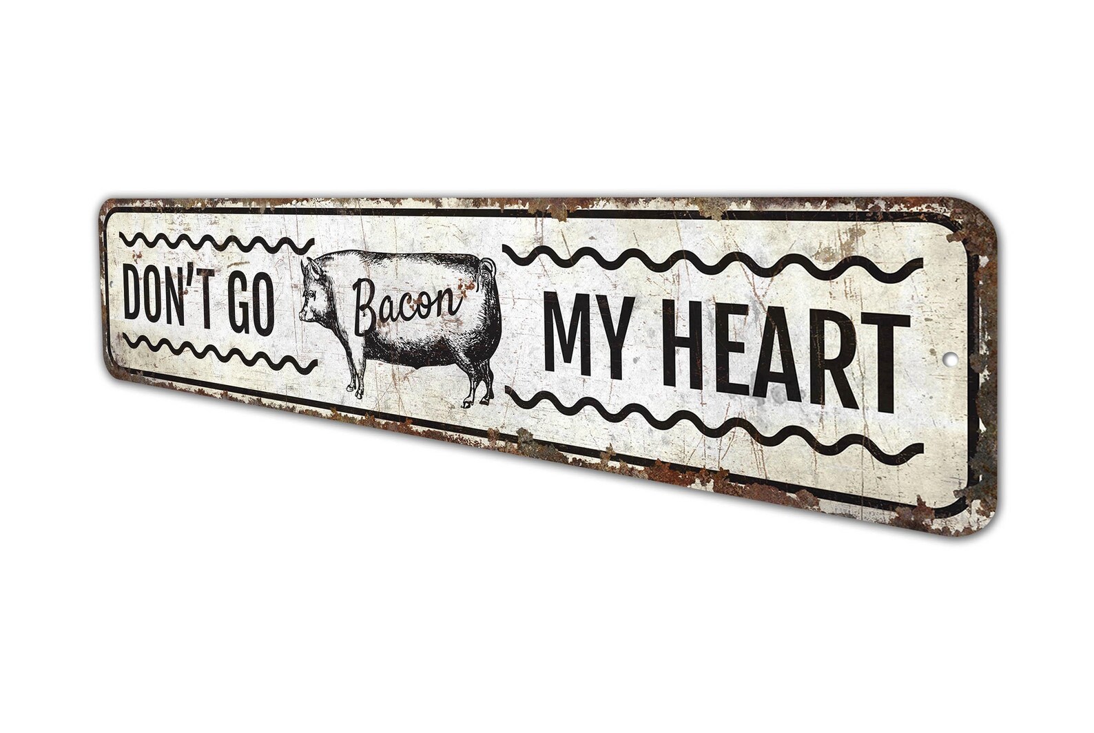 Don't Go Bacon Sign - Don't Go Bacon - Bacon Sign - Bacon My Heart Sign ...