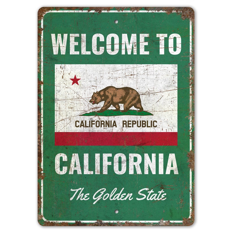 Welcome to California Sign - Etsy