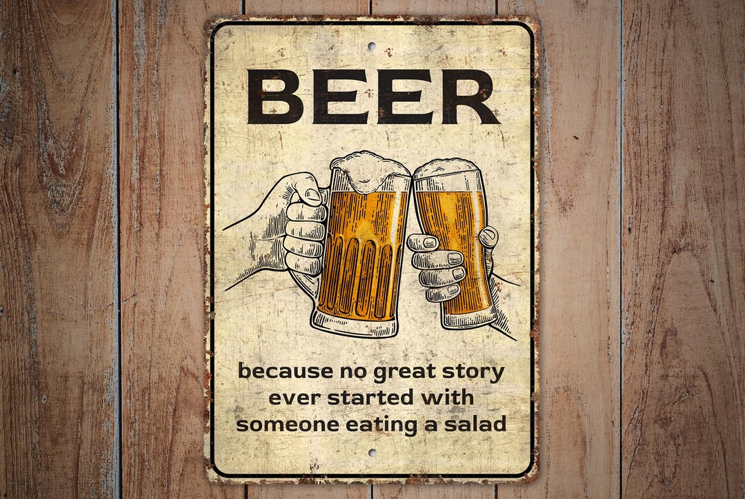 Beer Sign - Beer Bar Sign - Beer Lover Gift - Beer Bar Decor - Pub Sign ...