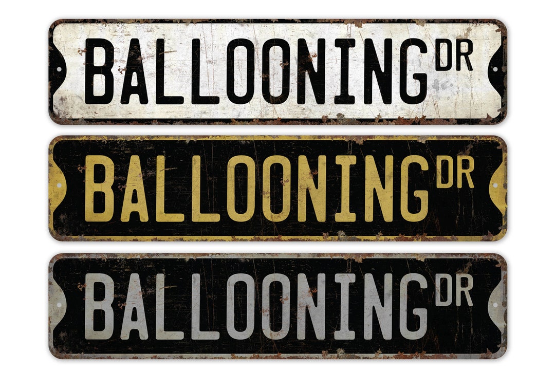 Ballooning - Ballooning Sign - Ballooning Decor - Custom Ballooning ...