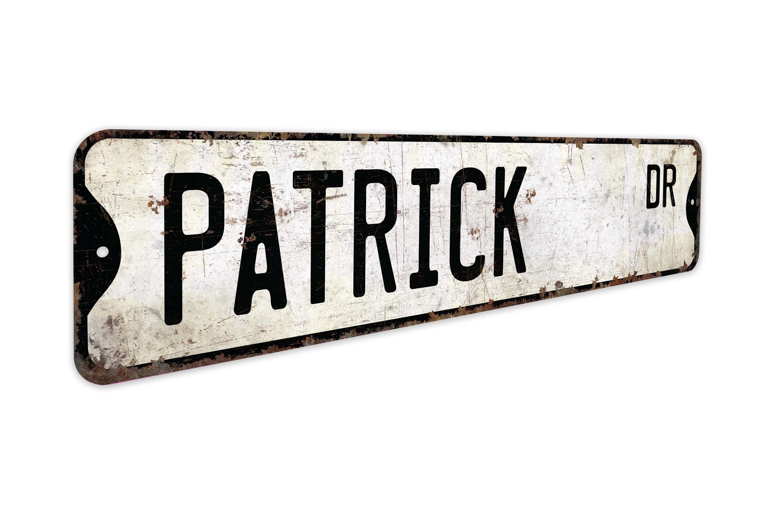 Patrick Name Sign - Kids Room Door Sign - Boys Room Sign - Family Name ...