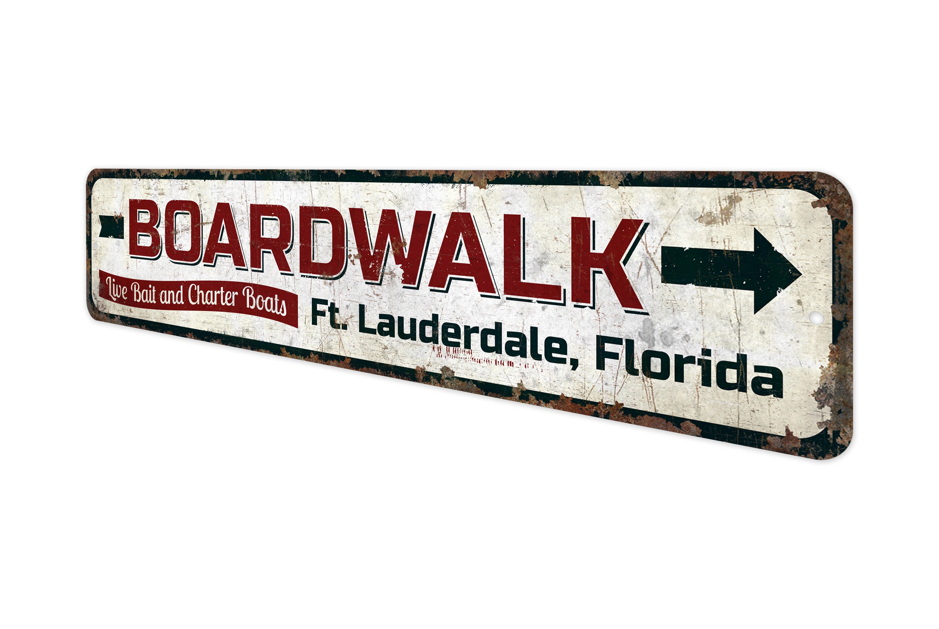 Custom Boardwalk - Bait Shop Sign - Boardwalk Decor - Vintage Style ...