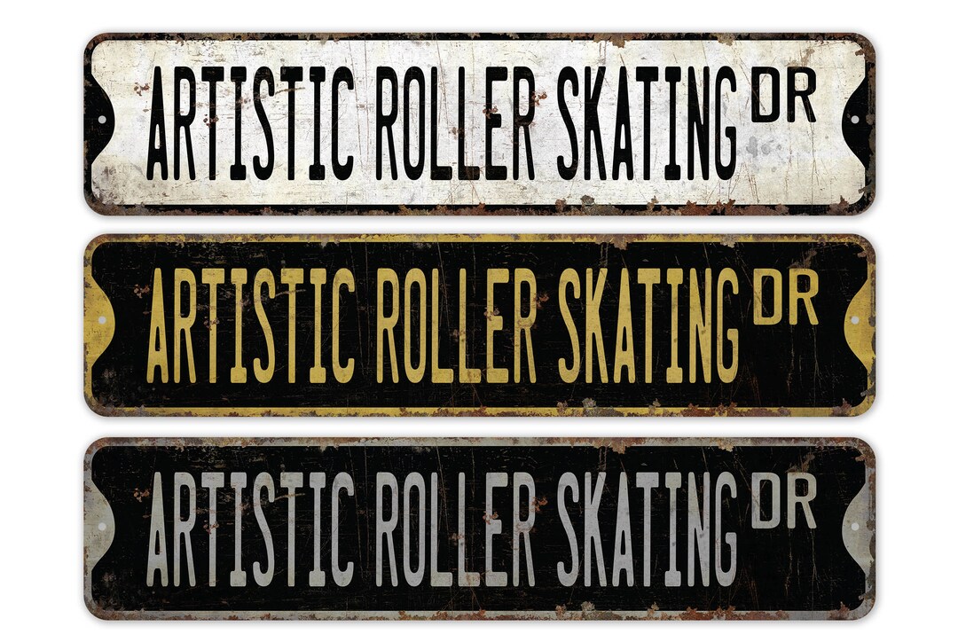 Roller Rink Skate Rentals Sign Artistic Roller Skating - Skating Sign - Skating Game Sign - Skating ...