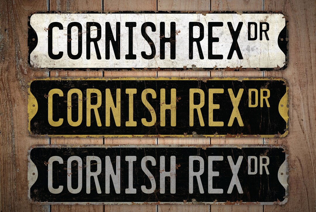 Cornish Rex Sign - Cornish Cat Sign - Custom Cornish Cat - Cat Lover ...