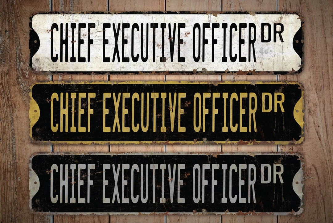 Chief Executive Officer - CEO Sign - CEO Decor - Vintage Style Sign ...